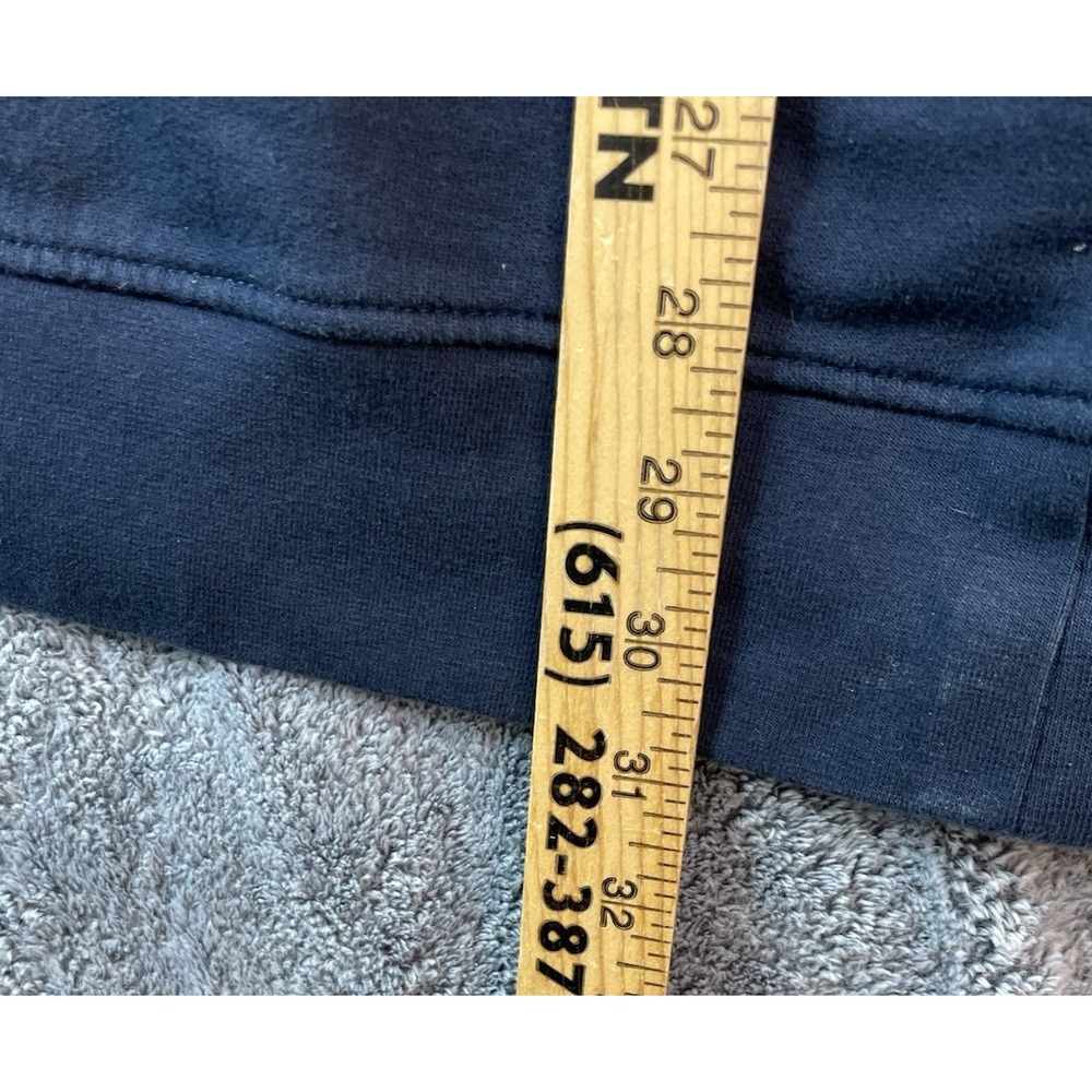 IZOD Sweater Rugby Sweatshirt Men's XL Blue Yellow Long Sleeve 1/4 Zip Preppy - Picture 6 of 8